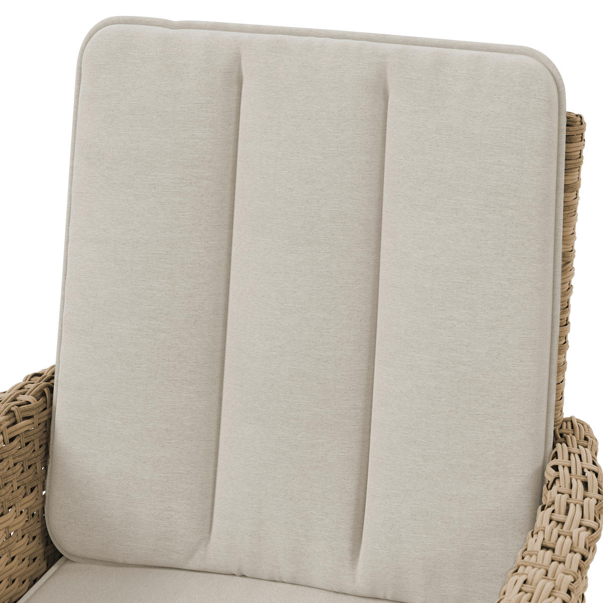 LOUNGE GARNITÚRA 4 részes    - bézs/natúr színű, Romantik / Landhaus, műanyag/Üveg - Ambia Garden