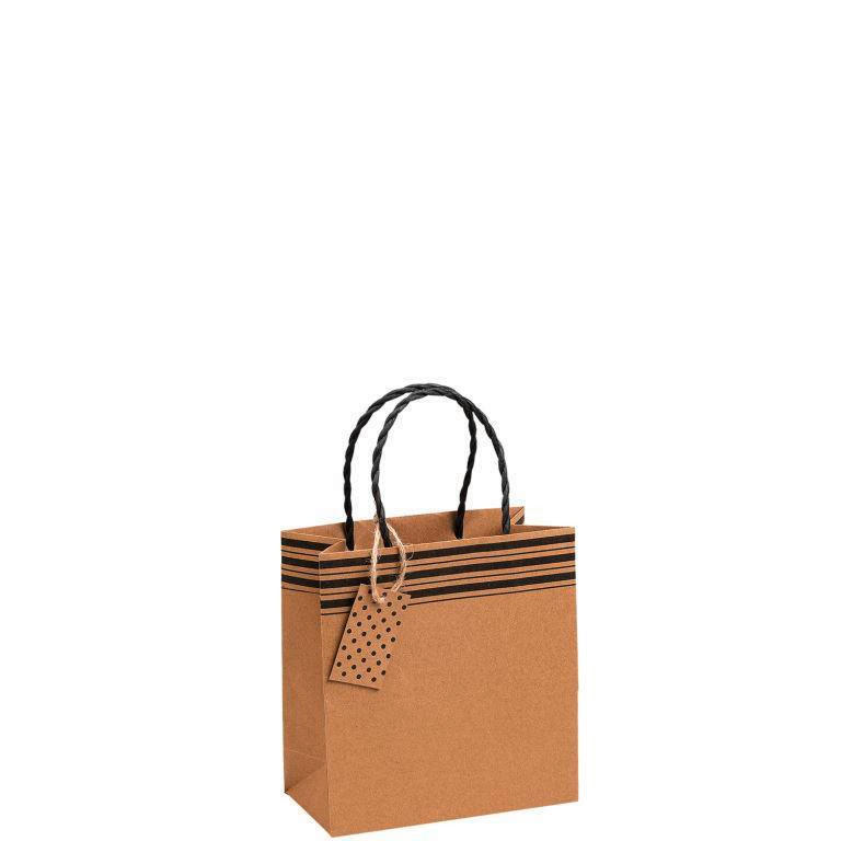 GESCHENKTASCHE  - Naturfarben, Natur, Papier (15/15/5,5cm)