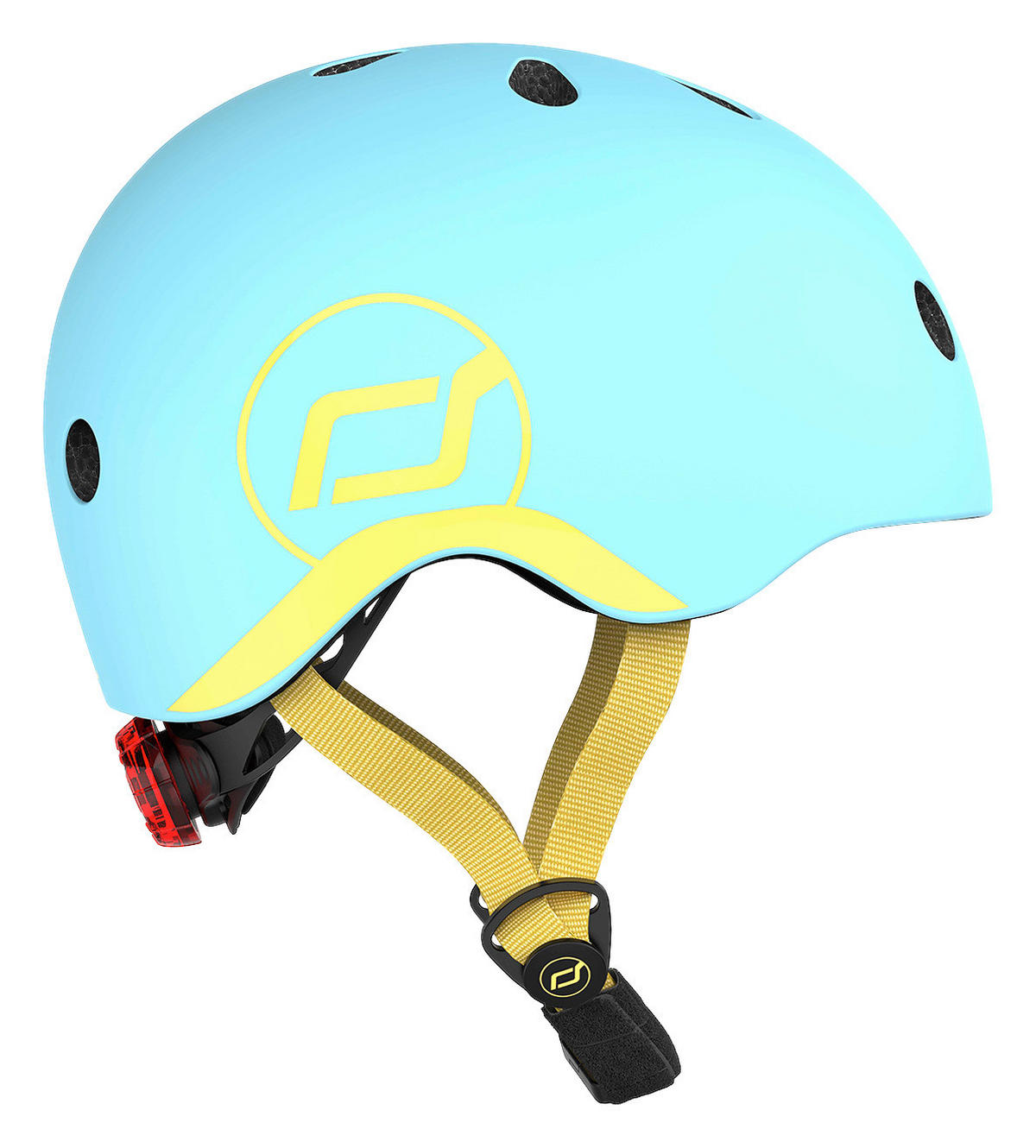 KINDERHELM XXS-S  - Blau/Gelb, Trend, Kunststoff/Textil (XXS-Snull) - Scoot and Ride