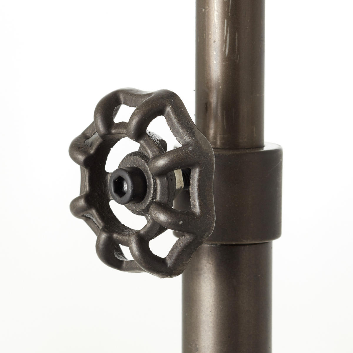 STEHLEUCHTE - Dunkelbraun/Schwarz, Lifestyle, Holz/Metall (72/163cm) - Brilliant