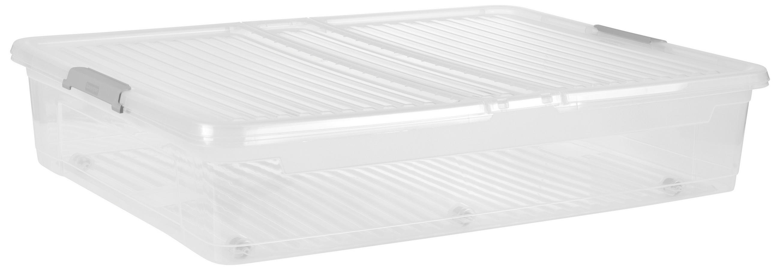 AUFBEWAHRUNGSBOX  - Transparent, Basics, Kunststoff (58/16/77cm)