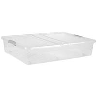 ÚLOŽNÝ BOX, plast - průhledné, Basics, plast (58/16/77cm)