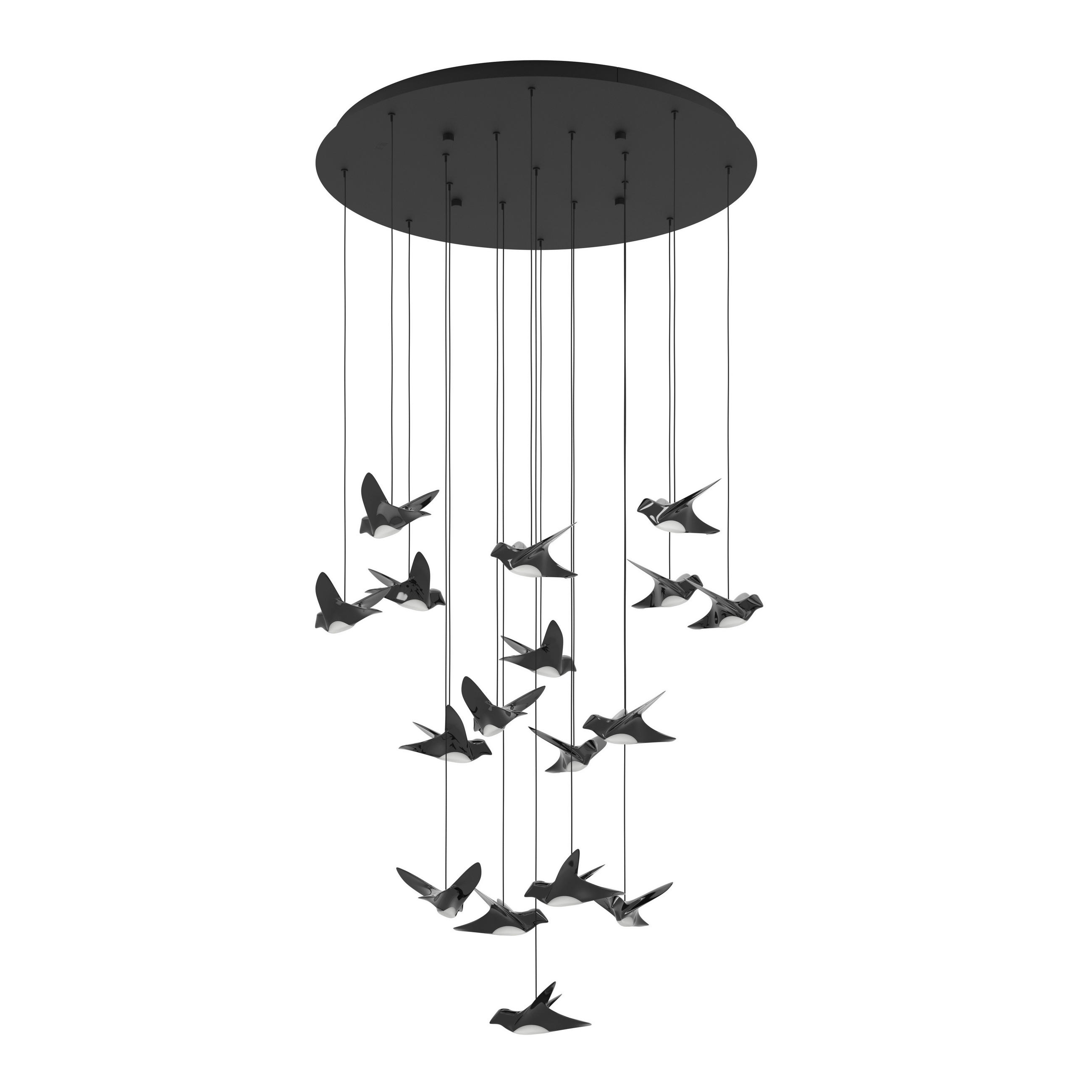 LED-PENDELLEUCHTE 78/220 cm    - Schwarz, Design, Kunststoff/Metall (78/220cm) - Eglo
