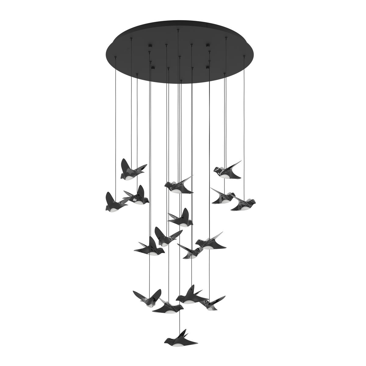 LED-PENDELLAMPA Paratebueno 78/220 cm  - svart, Design, metall/plast (78/220cm) - Eglo
