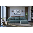 ECKSOFA Blau Chenille  - Blau/Grau, KONVENTIONELL, Kunststoff/Textil (293/205cm) - Carryhome