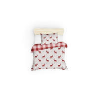 BETTWÄSCHE 2-teilig Geyik - Claret Red 155/200 cm  - Multicolor, Basics, Textil (155/200cm) - X-Mas