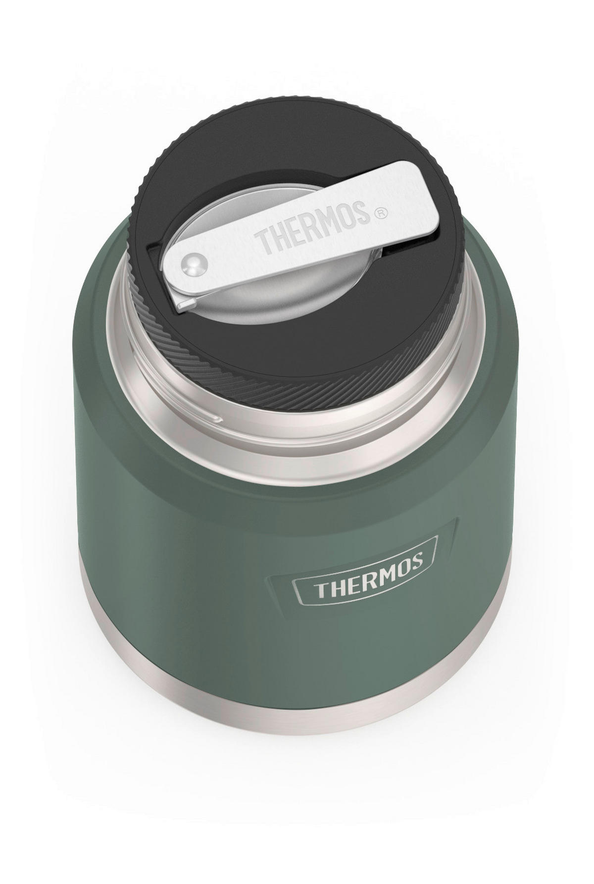 ISOLIERSPEISEGEFÄSS ICON 0,47 L  - Dunkelgrün, Basics, Metall (0,47l) - Thermos