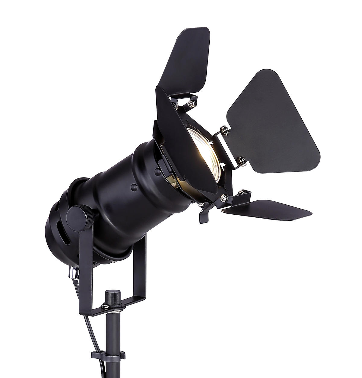 TISCHLEUCHTE 27,5/24/48,5 cm   - Schwarz, Trend, Metall (27,5/24/48,5cm) - Globo
