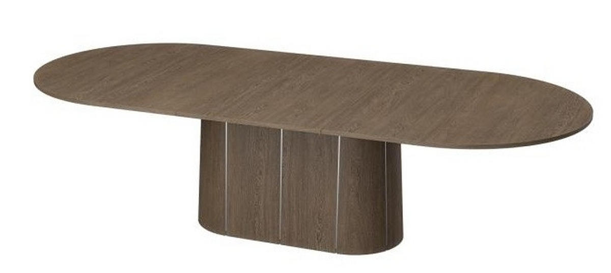 MATBORD mocca oval  utdragbar, finns i olika träslag, finns i olika trädekorer  - mocca, Design, trä (210-280/123/74cm) - Skovby