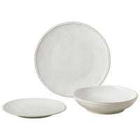 KOMBISERVICE Weiß FONTANA 12-teilig 4 Personen  - Weiß, Basics, Keramik - Costa Nova