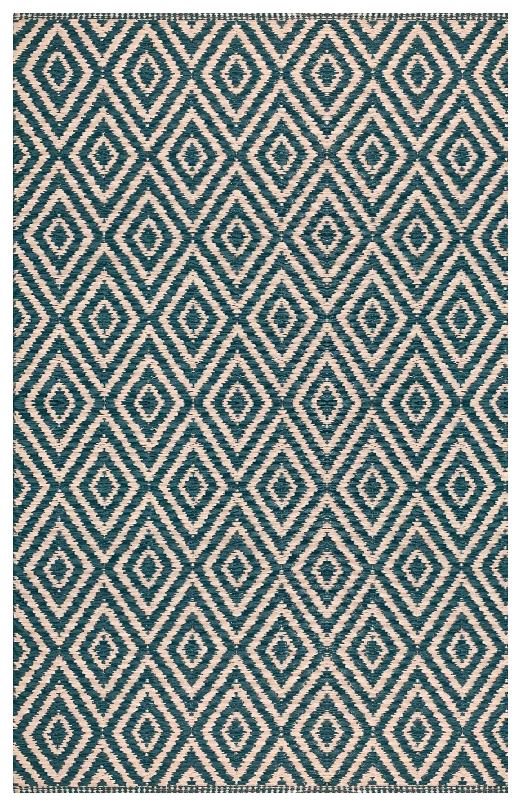 OUTDOORTEPPICH 90/150 cm Ibiza  - Blau, Trend, Textil (90/150cm) - Boxxx
