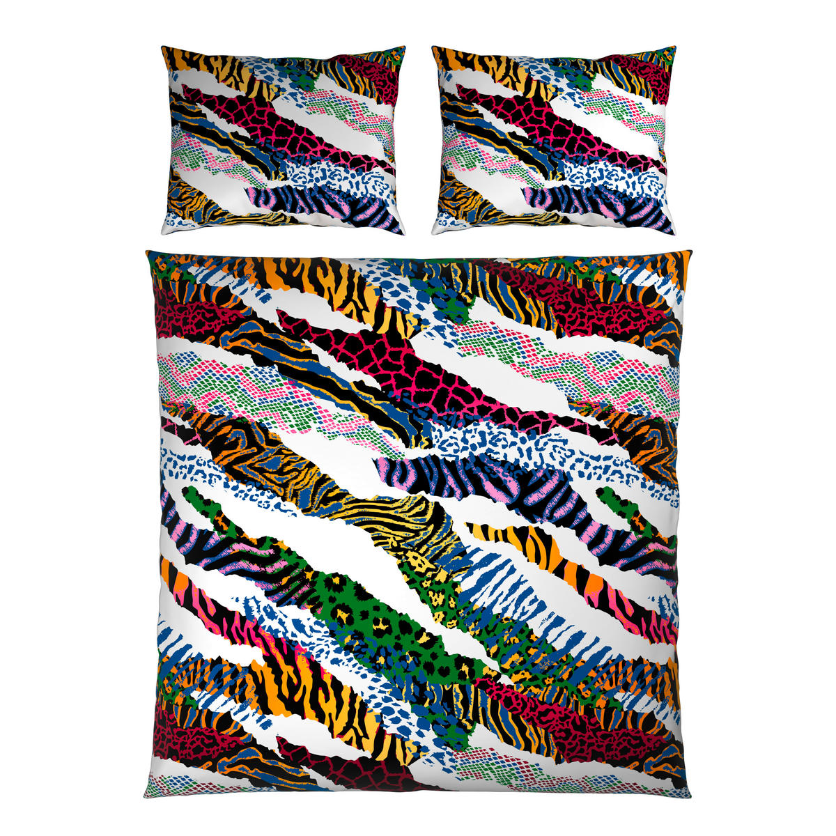 BETTWÄSCHESET TANJA Satin 200/210 cm  65 cm/100 cm  - Multicolor, Trend, Textil (200/210cm) - Esposa