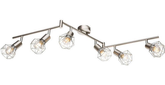 Strahler Evelin 6-Flammig verstellbar L: 105 cm - MODERN, Metall (105/21,5cm) - Luca Bessoni