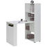 MINI-OFFICE Schreibtisch seitenverkehrt montierbar Weiß - Weiß, Design (64,8/145,1/114,1cm) - Carryhome MINI-OFFICE Schreibtisch seitenverkehrt montierbar Weiß - Weiß, Design (64,8/145,1/114,1cm) - Carryhome