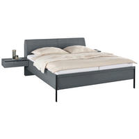 BETTANLAGE - Grau, MODERN, Glas/Textil (180/200cm) - Musterring