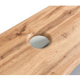 WASCHTISCHKOMBI 101 cm  - Graphitfarben/Grau, Natur, Holzwerkstoff (101cm) - Xora
