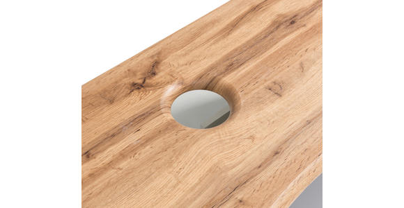 WASCHTISCHKOMBI 101 cm  - Graphitfarben/Grau, Natur, Holzwerkstoff (101cm) - Xora