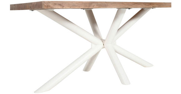 TISCHGESTELL in Metall 160/75/72 cm - Creme, Design, Metall (160/75/72cm) - Landscape