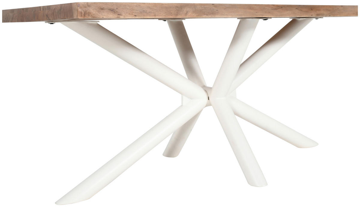 TISCHGESTELL Creme  - Creme, Design, Metall (160/75/72cm) - Landscape