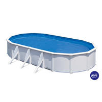 POOL-SET 2024 730/375/120 cm  - Weiß, KONVENTIONELL, Metall (730/375/120cm) - Gre