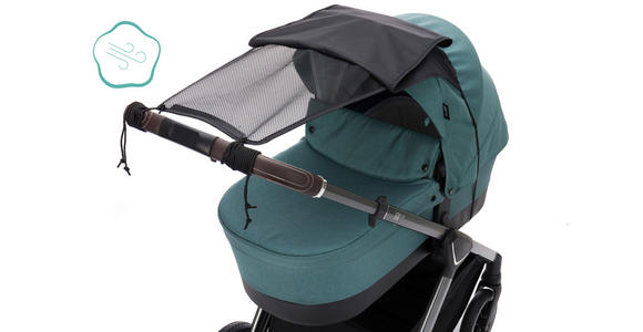 SONNENDACH - Schwarz, Basics, Textil (67/48cm) - My Baby Lou