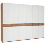 DREHTÜRENSCHRANK  in Weiß, Eichefarben  - Eichefarben/Anthrazit, KONVENTIONELL, Holz/Holzwerkstoff (300/230/60cm) - Dieter Knoll