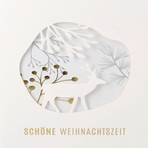 KARTE  - Weiss, Basics, Papier (17,5/12,5/0,1cm)