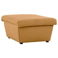 HOCKER in Textil Senfgelb  - Senfgelb/Schwarz, Design, Kunststoff/Textil (90/43/105cm) - LOOKS by W.Joop
