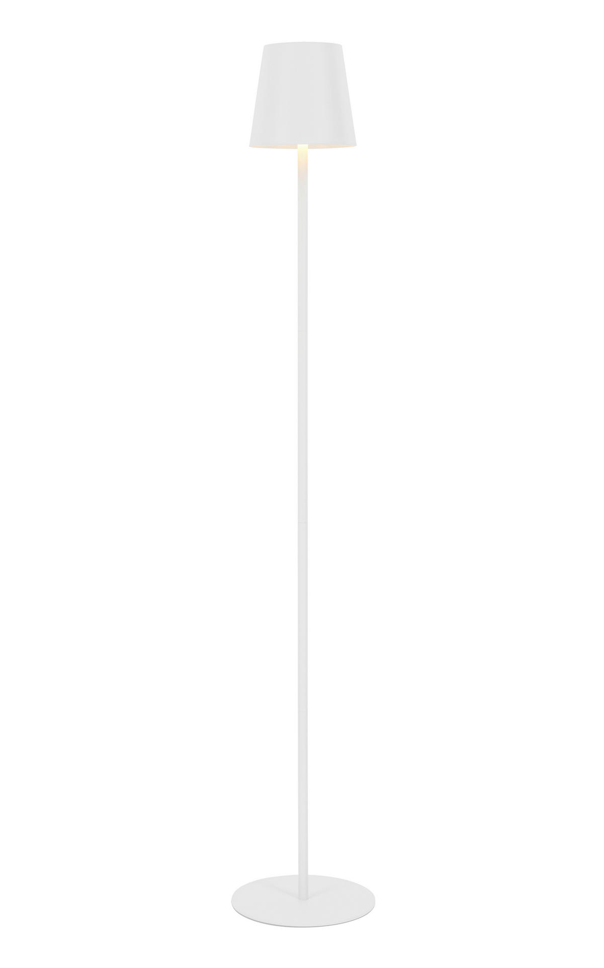 PODNA PUNJIVA SVJETILJKA Lauderdale  - bijela, Design, metal/plastika (22/130cm) - Novel