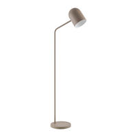 STEHLEUCHTE Aria 25/140 cm   - Sandfarben/Beige, Design, Metall (25/140cm) - Novel