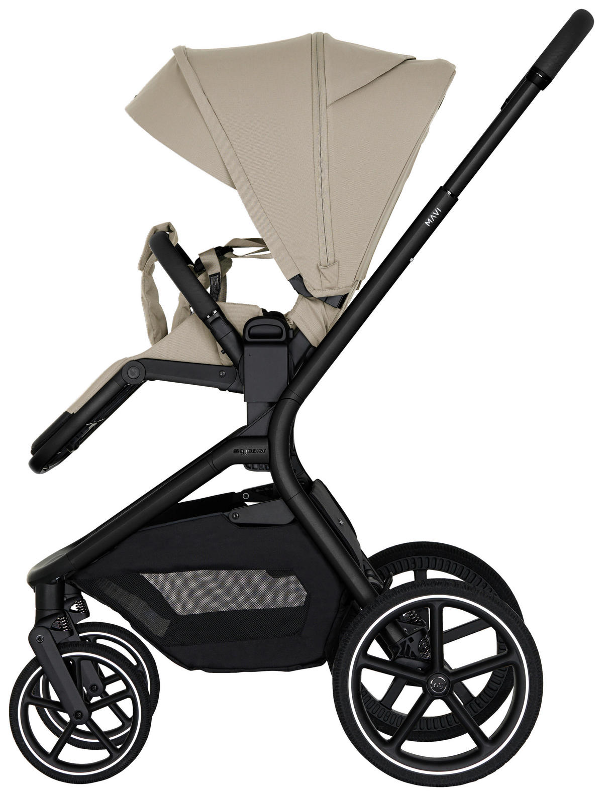 KOMBIKINDERWAGEN MAVI  - Sandfarben, Trend, Textil/Metall (92/55/110,5cm)