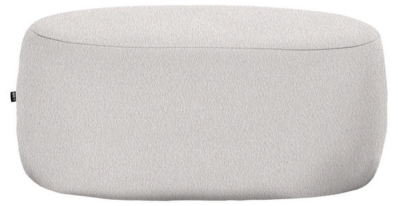 HOCKER in Textil Altrosa  - Schwarz/Altrosa, MODERN, Kunststoff/Textil (88/43/66cm) - Hom`in