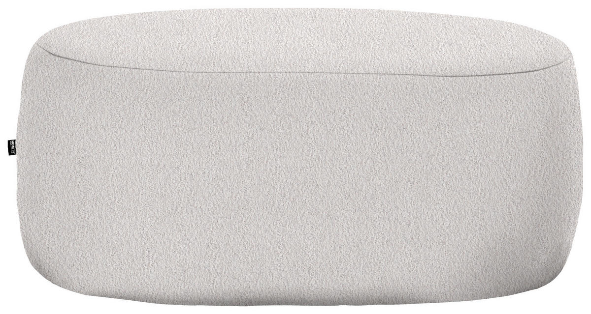 HOCKER in Textil Altrosa  - Schwarz/Altrosa, MODERN, Kunststoff/Textil (88/43/66cm) - Hom`in