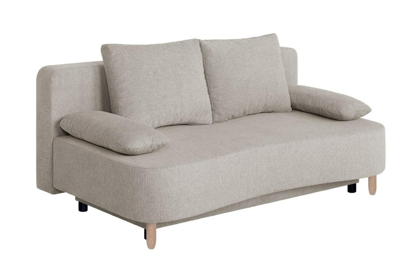 Thumbnail - P & B Schlafsofa, Beige, Textil, 2-Sitzer, Füllung: Schaumstoffflocken, 193x86x85 cm, Wohnzimmer, Sofas & Couches, Schla...