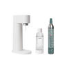 WASSERSPRUDLER WOODY WHITE  - Weiß, Basics, Naturmaterialien (24.5/13/41cm) - mysoda
