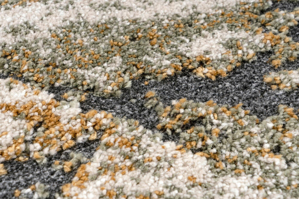 FLACHWEBETEPPICH 60/110 cm Grün rechteckig  - Grün, Basics, Textil (60/110cm) - Kayoom