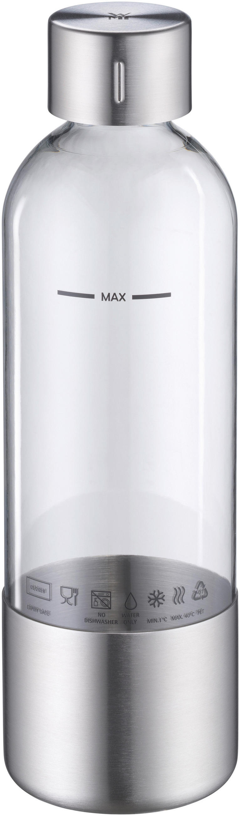 WASSERSPRUDLER-FLASCHE  - Transparent, Basics, Kunststoff (8,6/8,6/29,3cm) - WMF