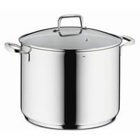 GEMÜSETOPF Flavoria 12,2 l  - Silberfarben, KONVENTIONELL, Glas/Metall (28/21.5cm) - Kela