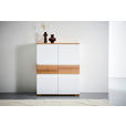 HIGHBOARD  in 100/120/40 cm  - Eichefarben/Weiß, KONVENTIONELL, Holzwerkstoff (100/120/40cm) - Novel