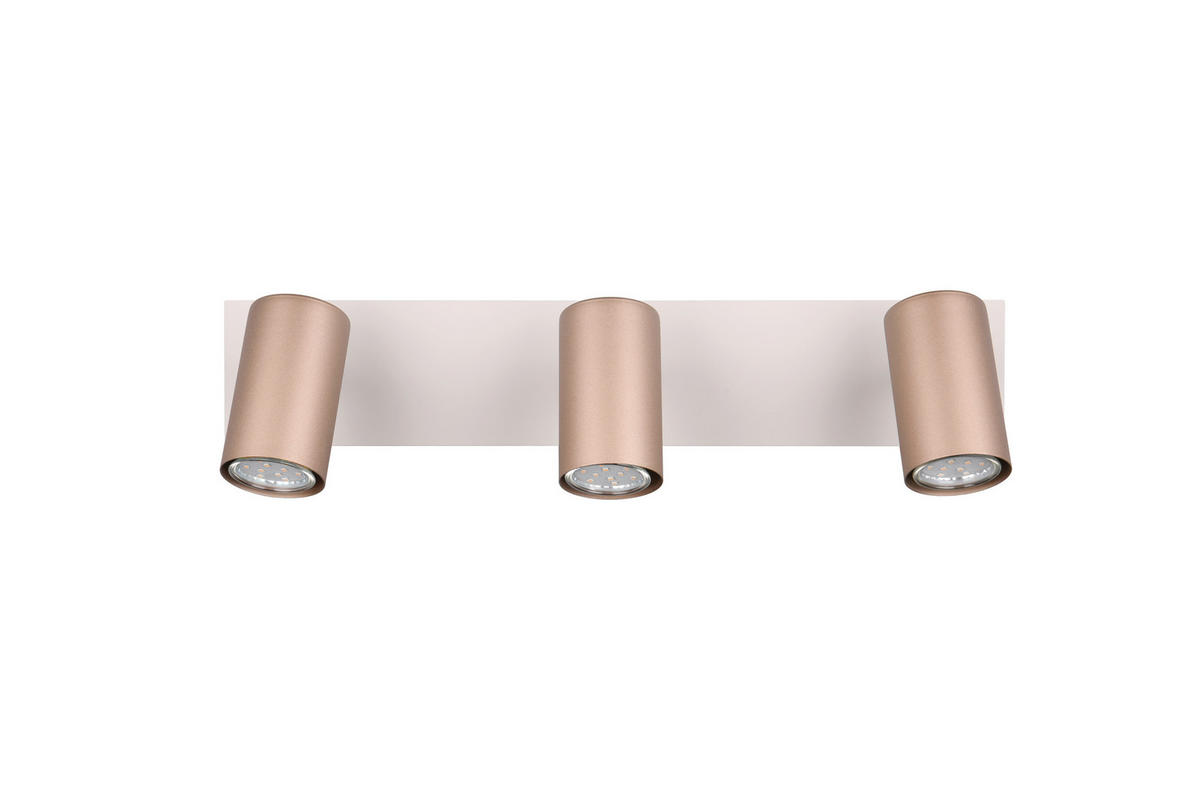 STRAHLER 48/9/15 cm  - Braun/Grau, KONVENTIONELL, Metall (48/9/15cm) - Trio Leuchten