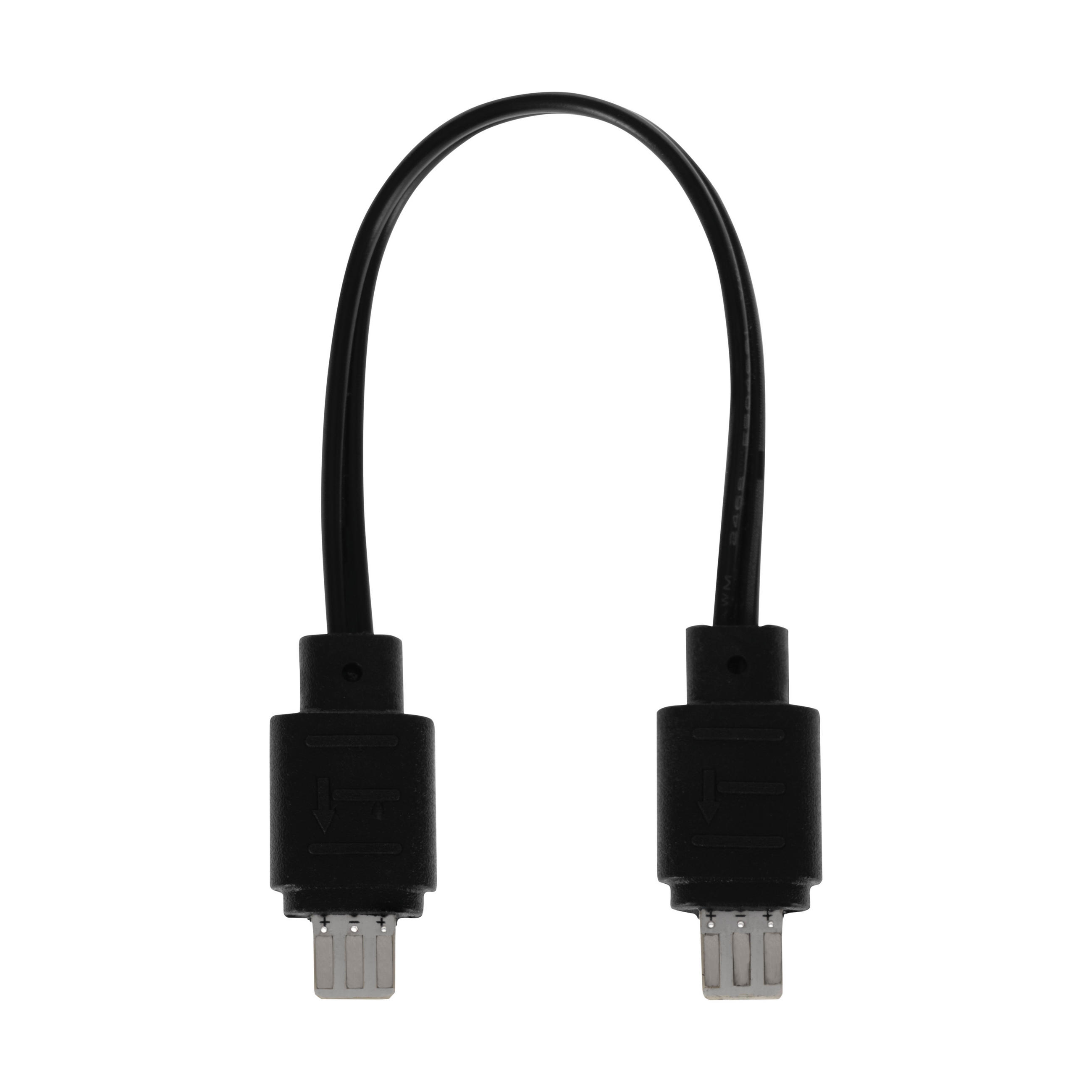 SPOJKA PRO LED PÁSKU - černá, Basics, plast (10cm) - Eglo