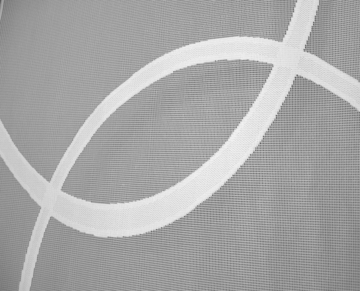 FLÄCHENVORHANG in Weiß halbtransparent  - Weiß, Basics, Textil (57/175cm)