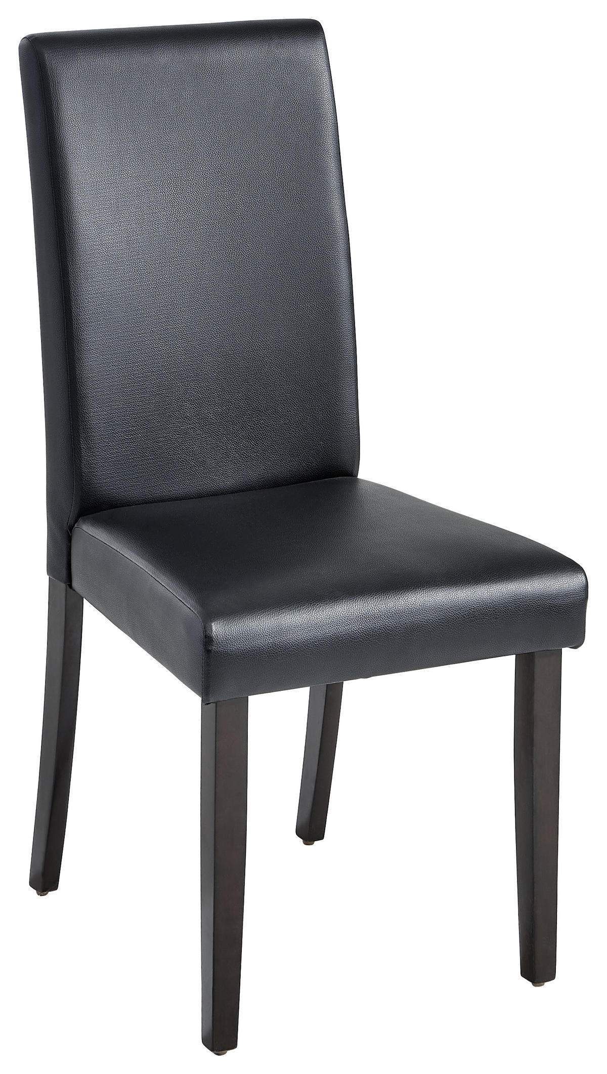 Stuhl-Set Lederlook in Schwarz online finden