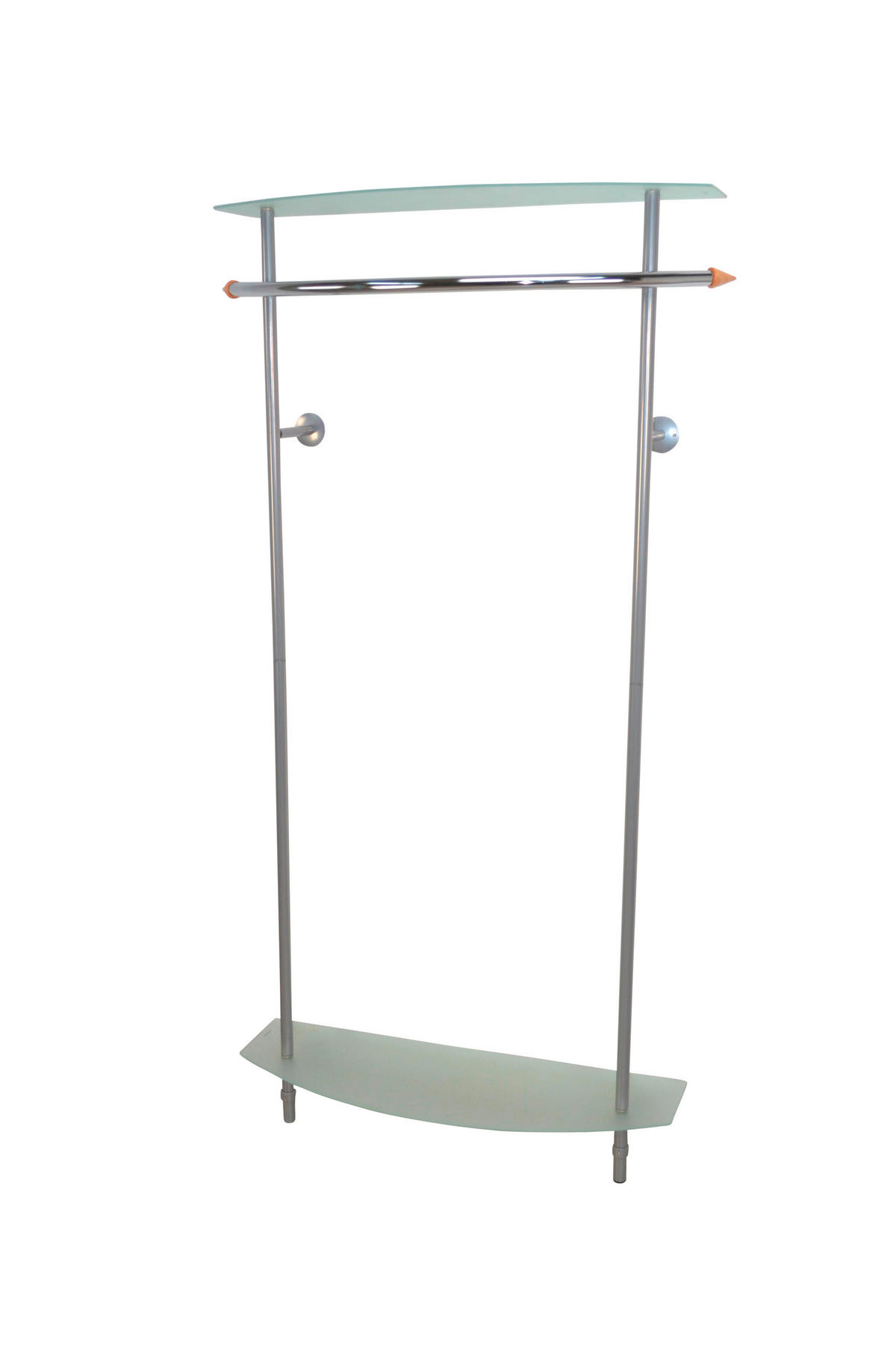 WANDGARDEROBE  in Buche massiv Alufarben  - Alufarben, Design, Glas/Holz (96/182/30cm) - MID.YOU