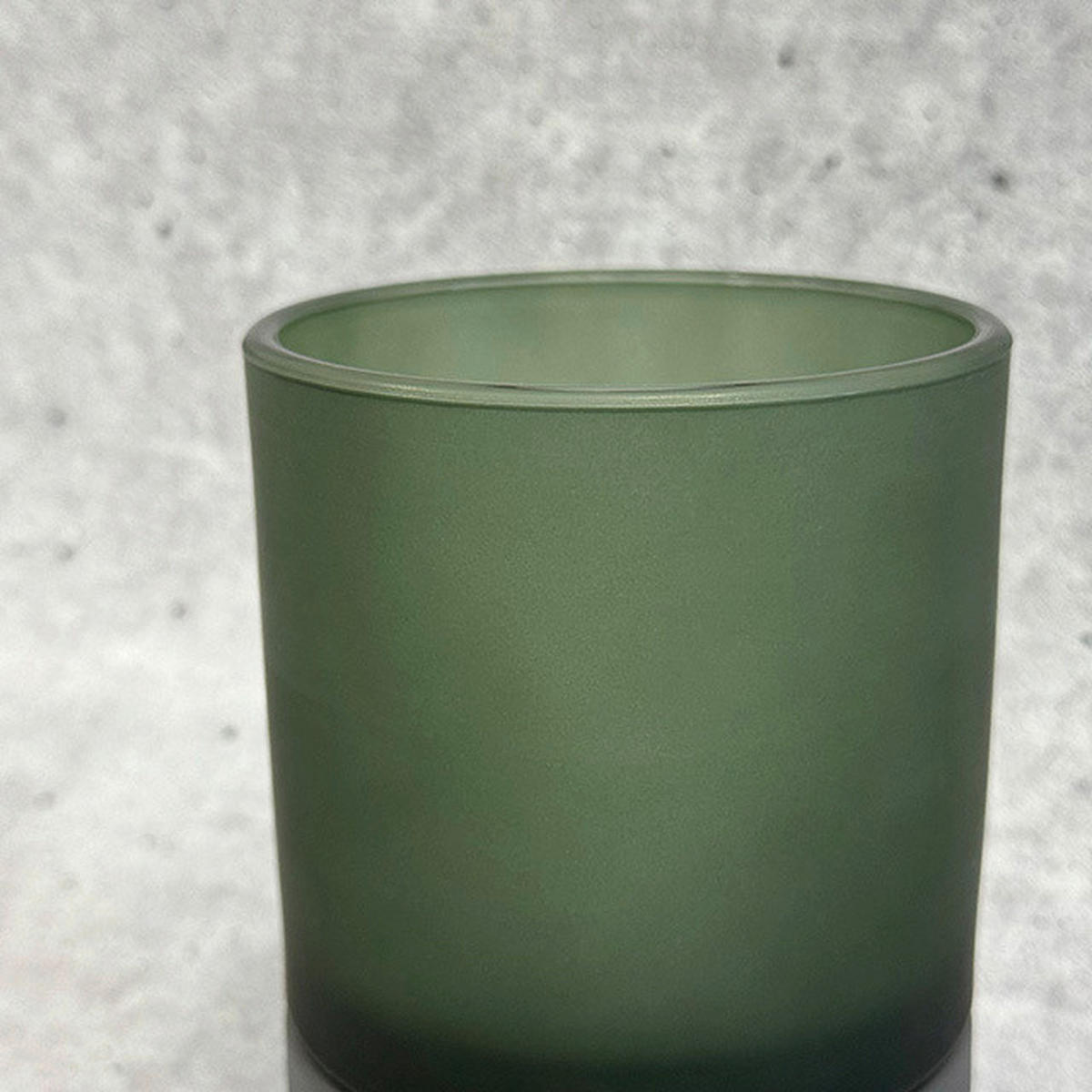 AKKU-TISCHLEUCHTE Ariva Pro 9,5/14,5 cm  - Salbeigrün/Graubraun, Design, Glas/Metall (9,5/14,5cm)