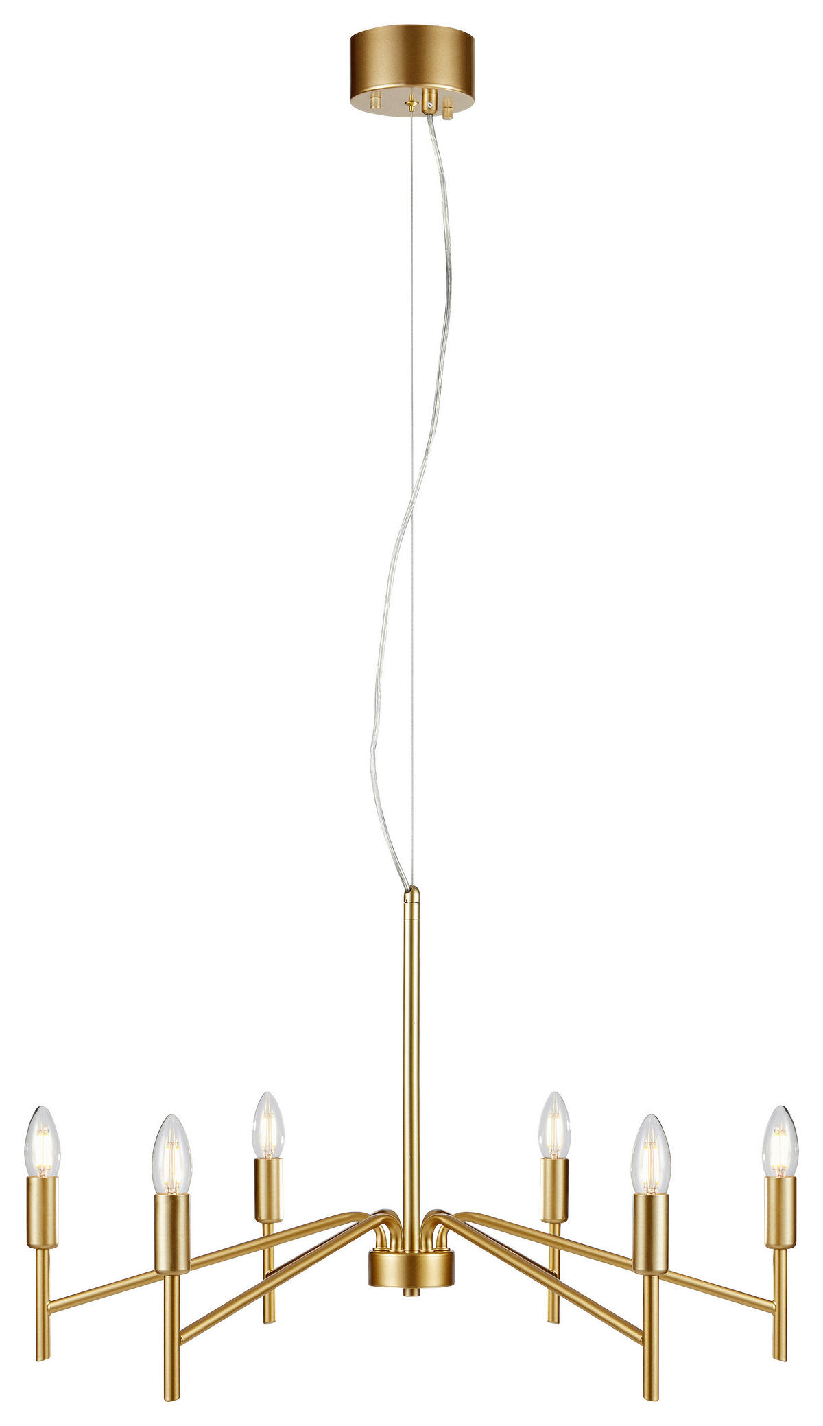 KRONLEUCHTER MONARCH 70/43/70 cm   - Goldfarben, Basics (70/43/70cm) - Markslöjd