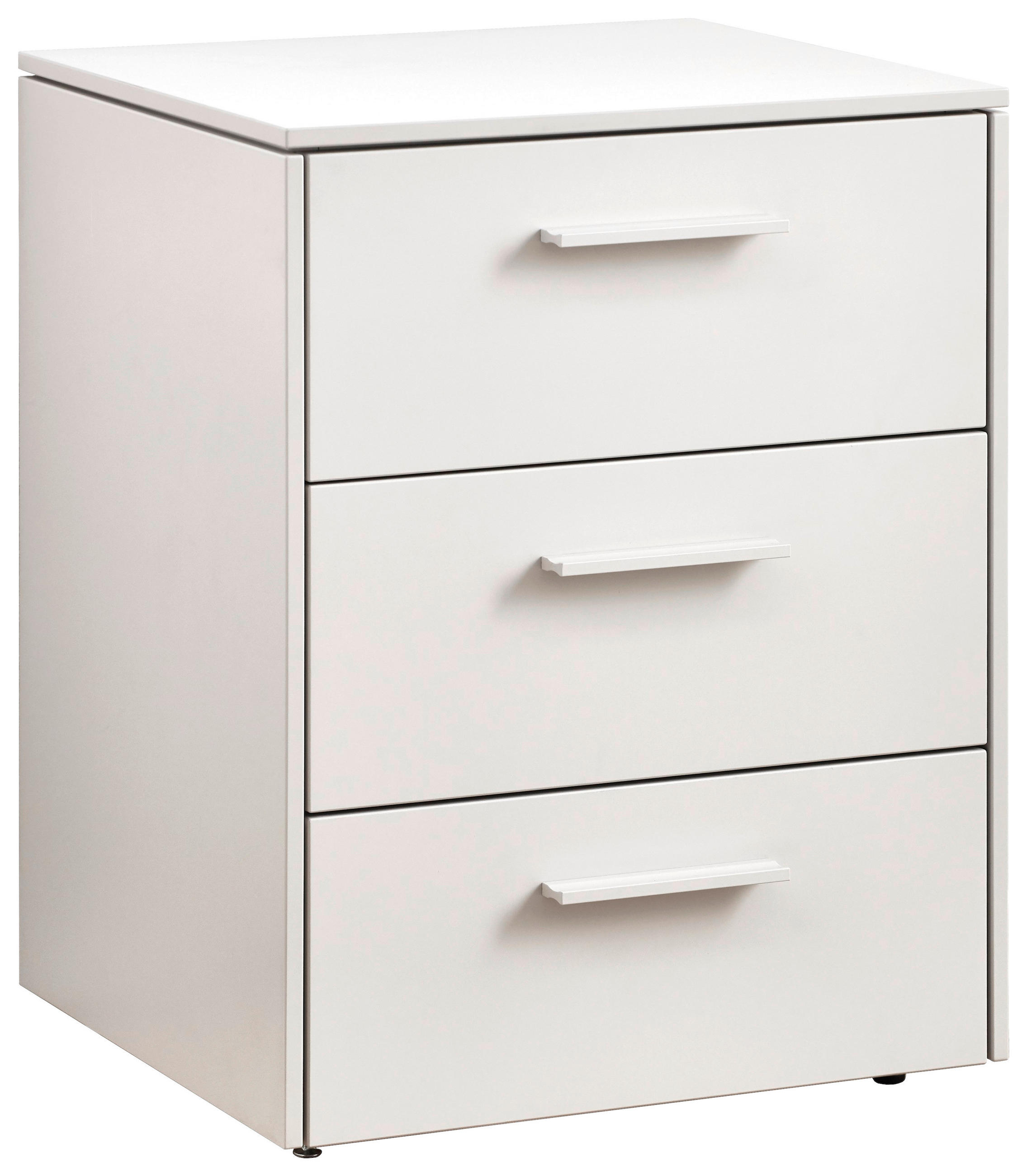 NACHTSCHRANK 47,5/60,9/42,4 cm  - Anthrazit/Weiß, Design, Holzwerkstoff/Metall (47,5/60,9/42,4cm) - Novel