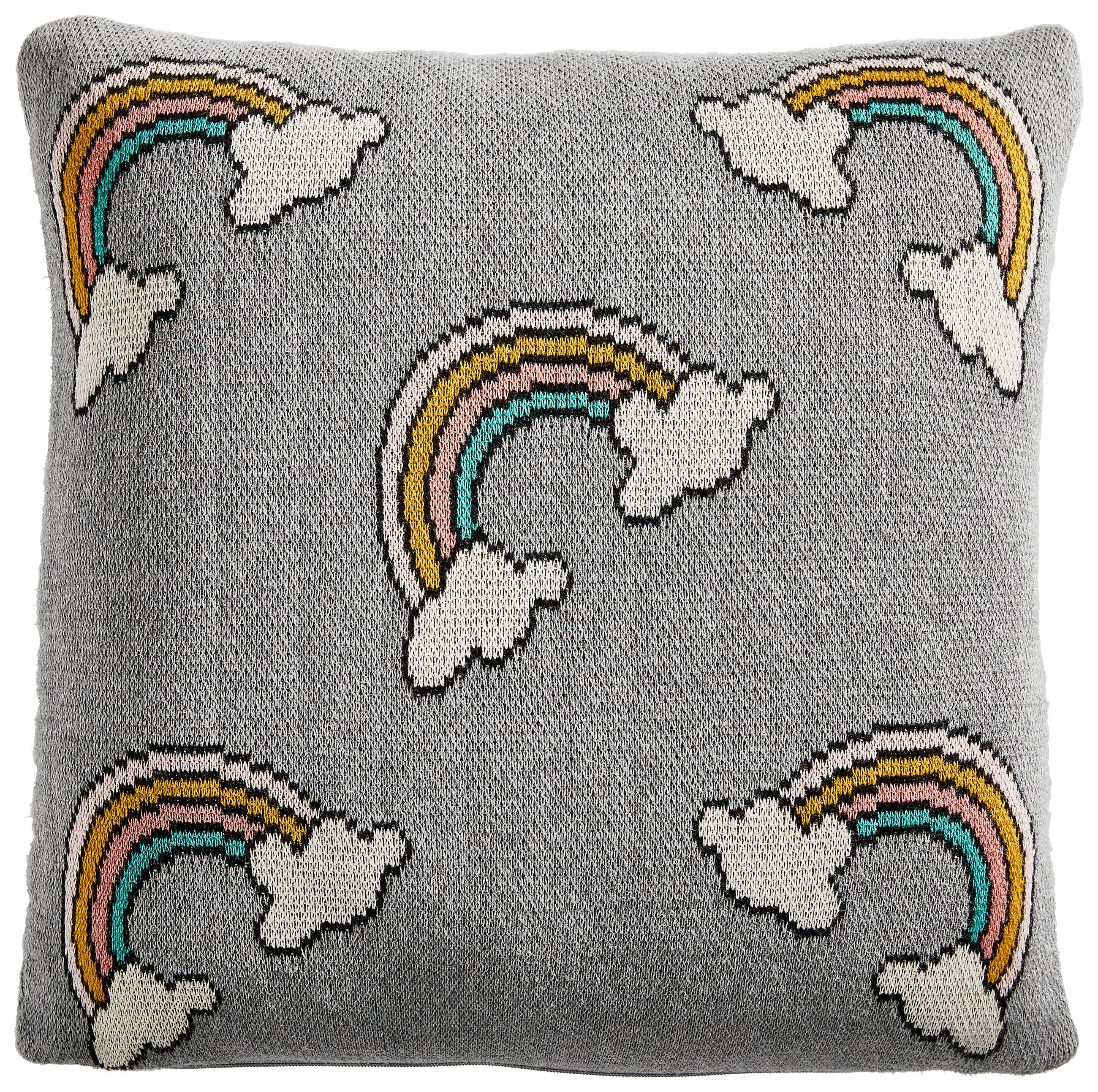 ZIERKISSEN RAINBOW 40/40 cm  - Multicolor, Trend, Textil (40/40cm) - Avelia