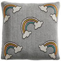 ZIERKISSEN RAINBOW 40/40 cm  - Multicolor, Trend, Textil (40/40cm) - Avelia