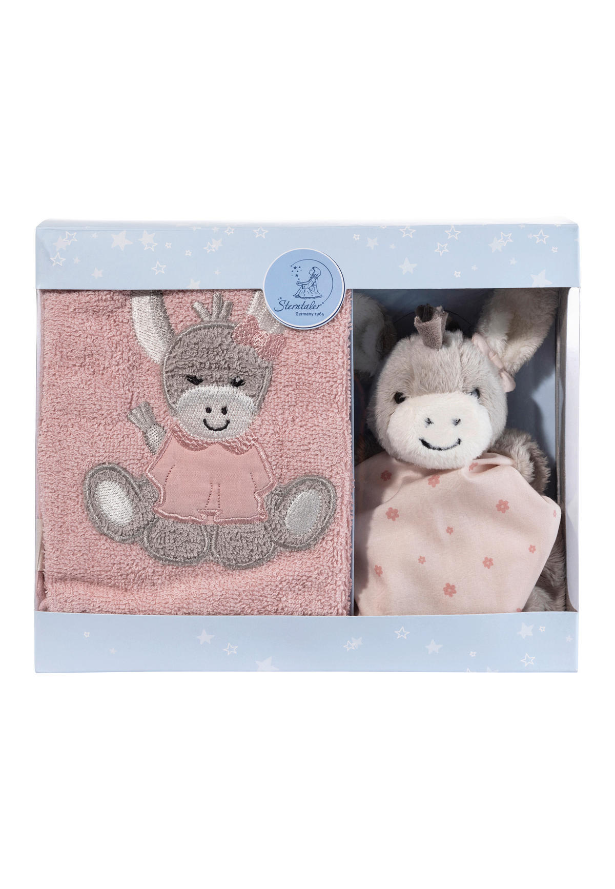 BABYGESCHENKSET 2-teilig  - Hellrosa, Basics, Textil (20/24/5cm) - Sterntaler